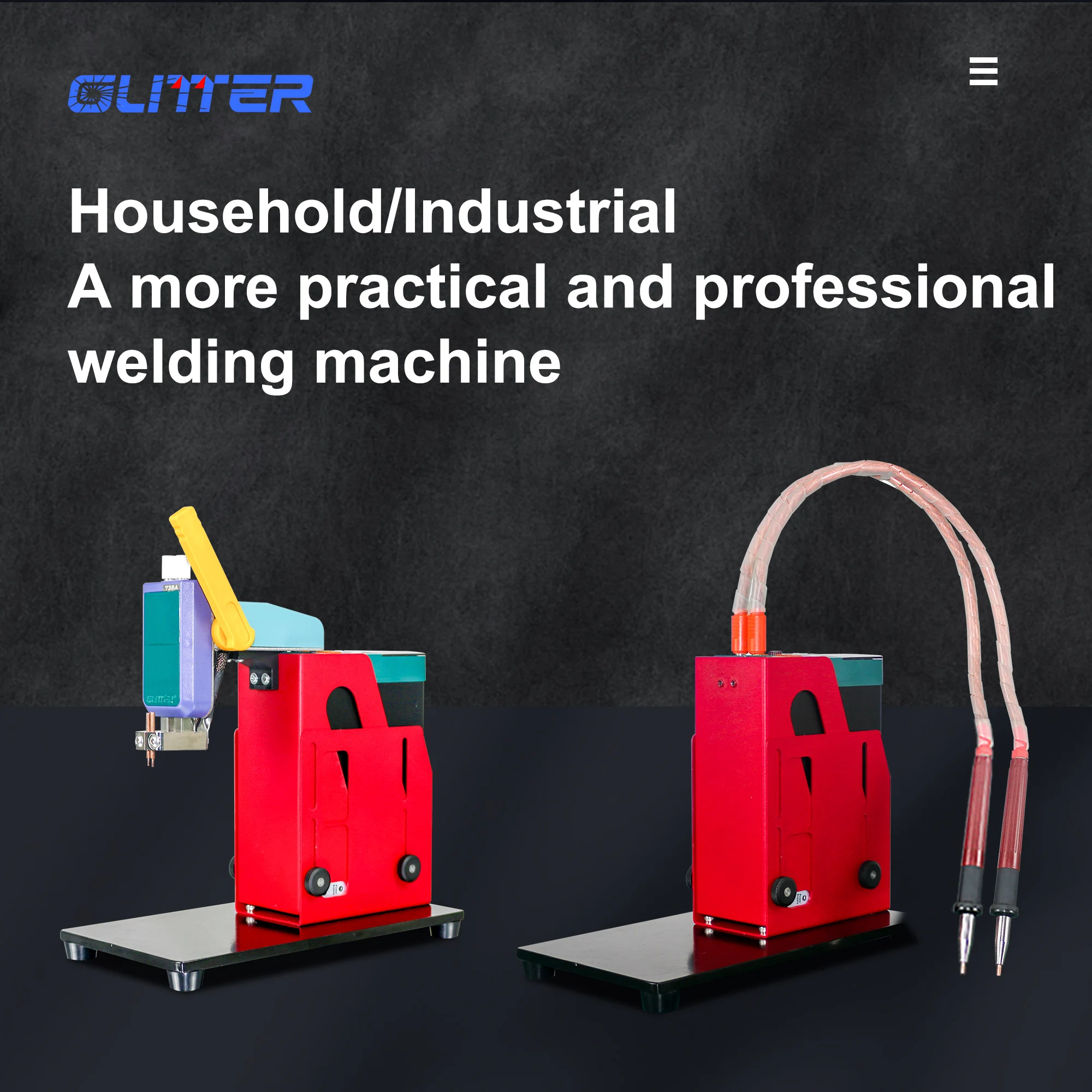 Glitter 801H+801H+ 24kW 4000A 16V4A spot welder pulse welding rocker arm down-pressure workstation can be lifted