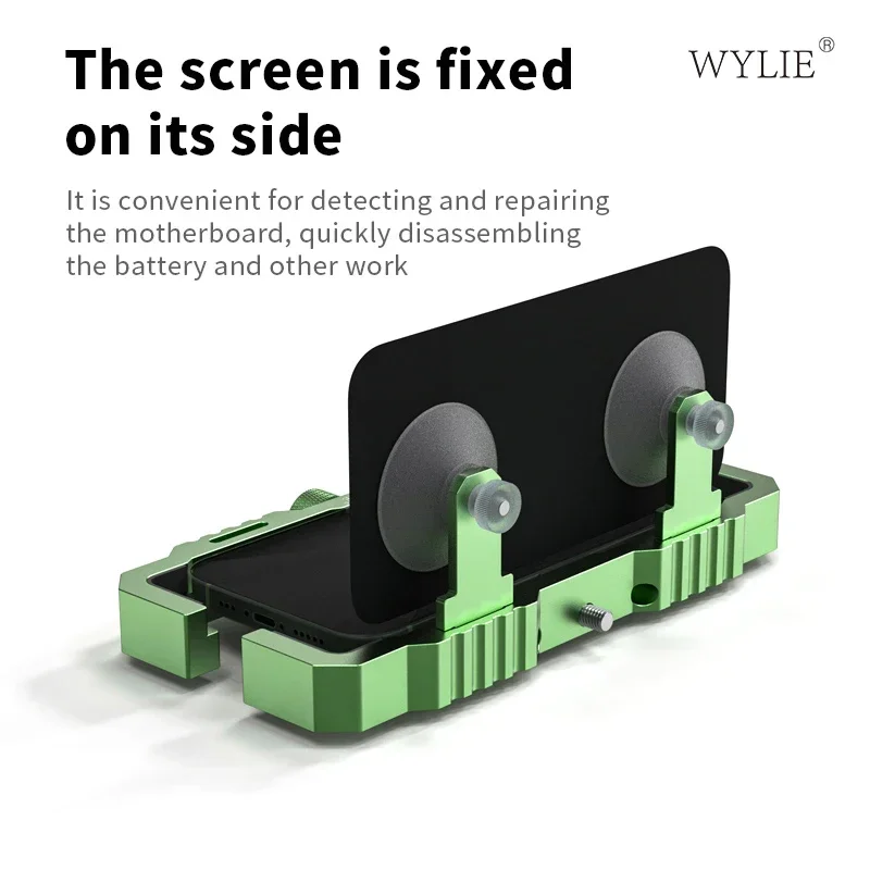 WYLIE Giant Stability Support Screen Side-mounted Clamping Fixture With Strong Fixed Suction Cup For iPhone Repair Tools