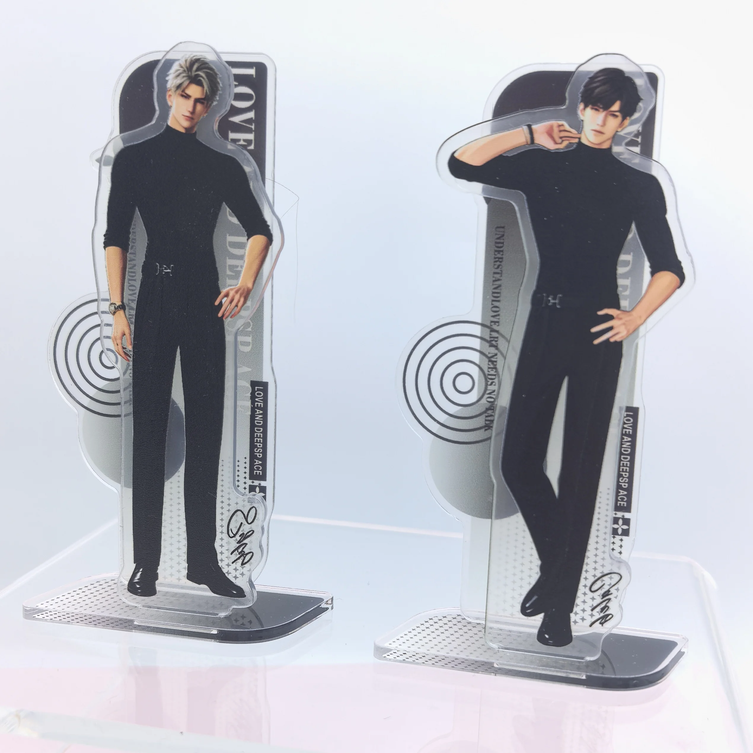 Love and Deepspace Sylus Zayne Rafayel Xavier Caleb Acrylic Stand Christmas Anime Decor Desk Prop Collector Gift Scene