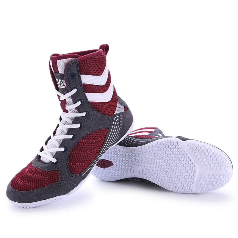 Professional Wrestling Shoes Men Light Weight Boxing Sneakers Luxury Gym Shoes Anti Slip Boxing Shoes