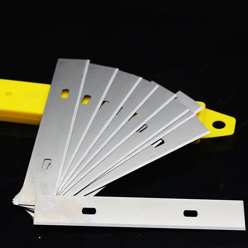 Clean blades, scrapers square knives, beautiful seams, glass deglue, wall cleaning, cleaning
