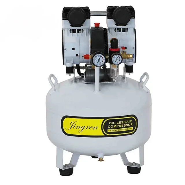 JRDG111-60L wholesale den tal use silent oil free air compressor newly design with CE certificate