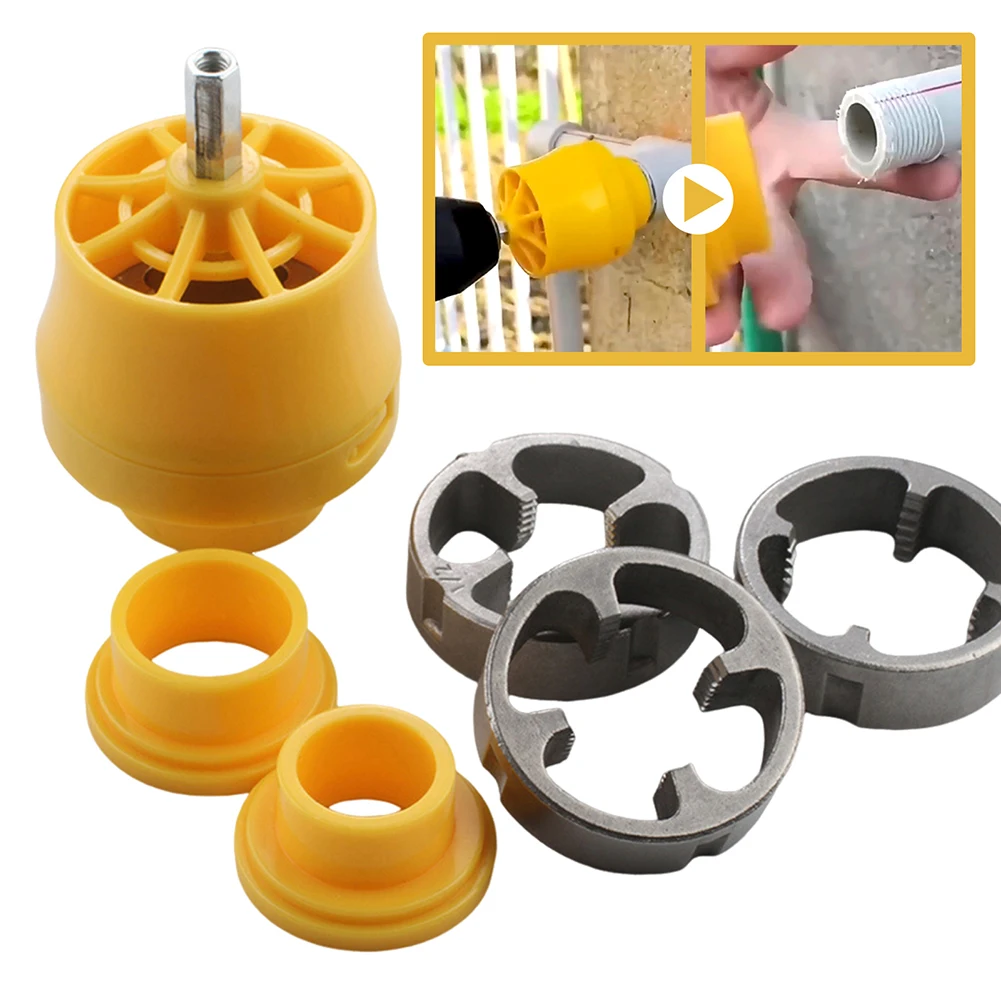 

Efficient PVC Pipe Threader Set Practical Convenient Pipe Threader For DIY Projects