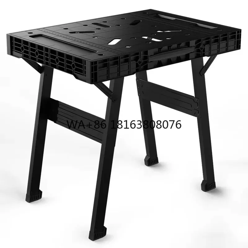 Quick Folding Standing Table Multifunctional Workbench Adjustable Foldable Working Table for Marketing