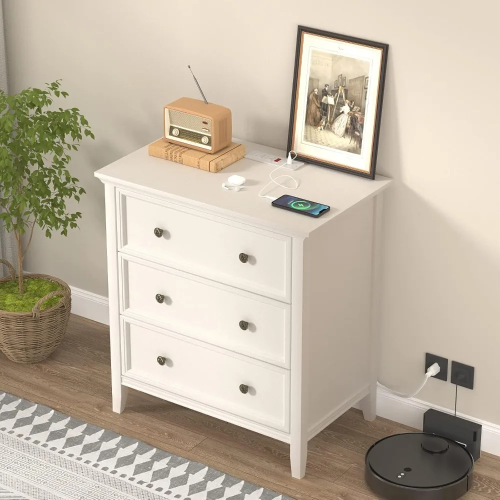 Commode ferme à 8 tiroirs pour chambre à coucher, commode de 52 po de large avec rangement, commode rustique en bois pour chambre à coucher, hall