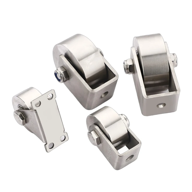 Smooth Guide Pulley Bearing Pulley Cart Roller Push-pulls Load-bearing WheelsEnhances Door Movement