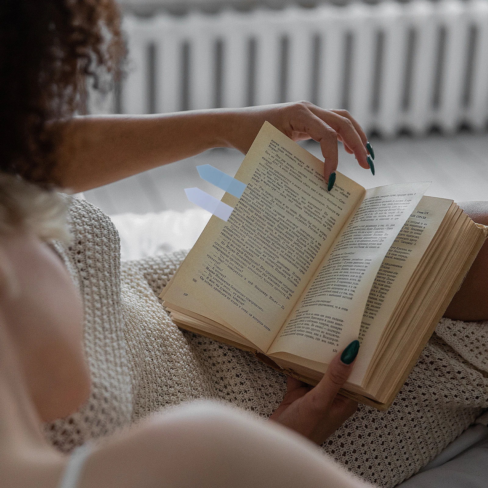 6 set di etichette adesive per pagine Segnapagina colorati Strisce trasparenti per evidenziare per libri Note Forniture per ufficio Frase portatile