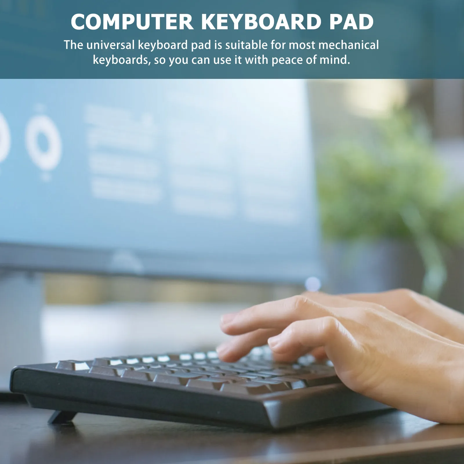 

2Pcs Mechanical Keyboard Feet Stand Aluminum Riser Holder Stable Non Slip Keyboard Feet Pads Elevated Support for Ergonomic Use