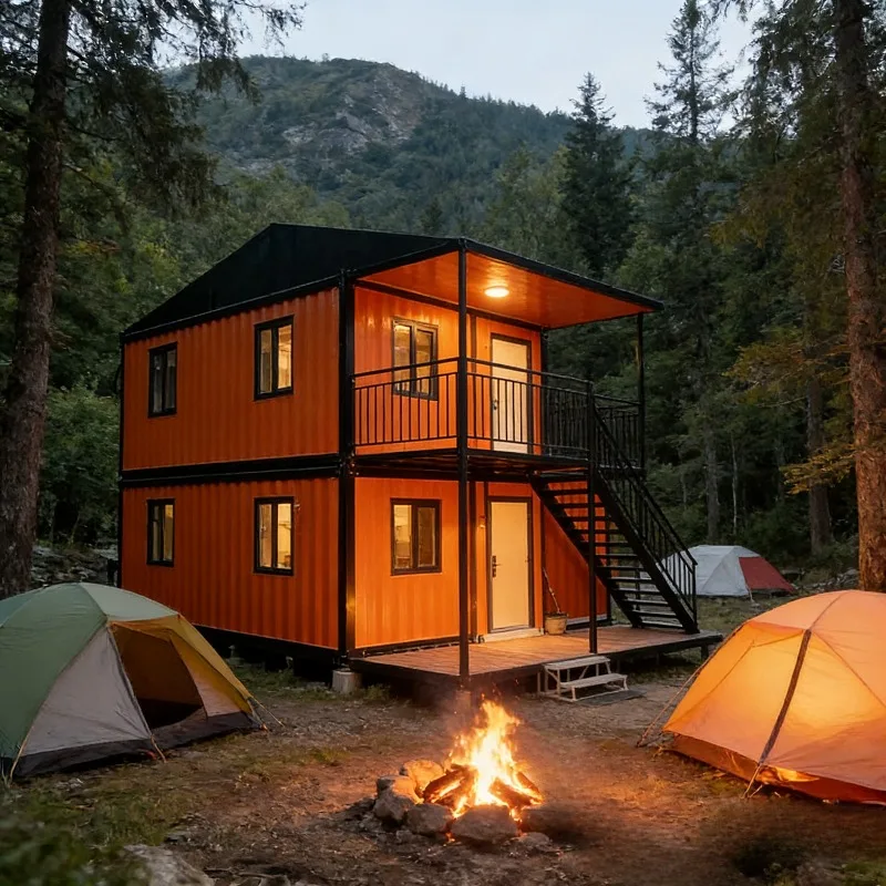 Modular Assembly of Movable Villa Folding Houses
