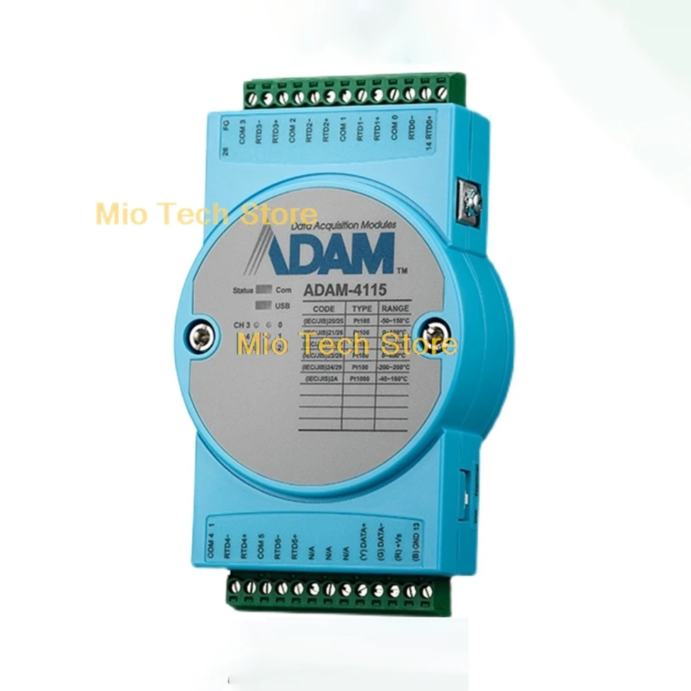 For Advantech ADAM-4115 rugged 6-channel thermal resistance module RS-485 module Modbus ADAM-4115-C