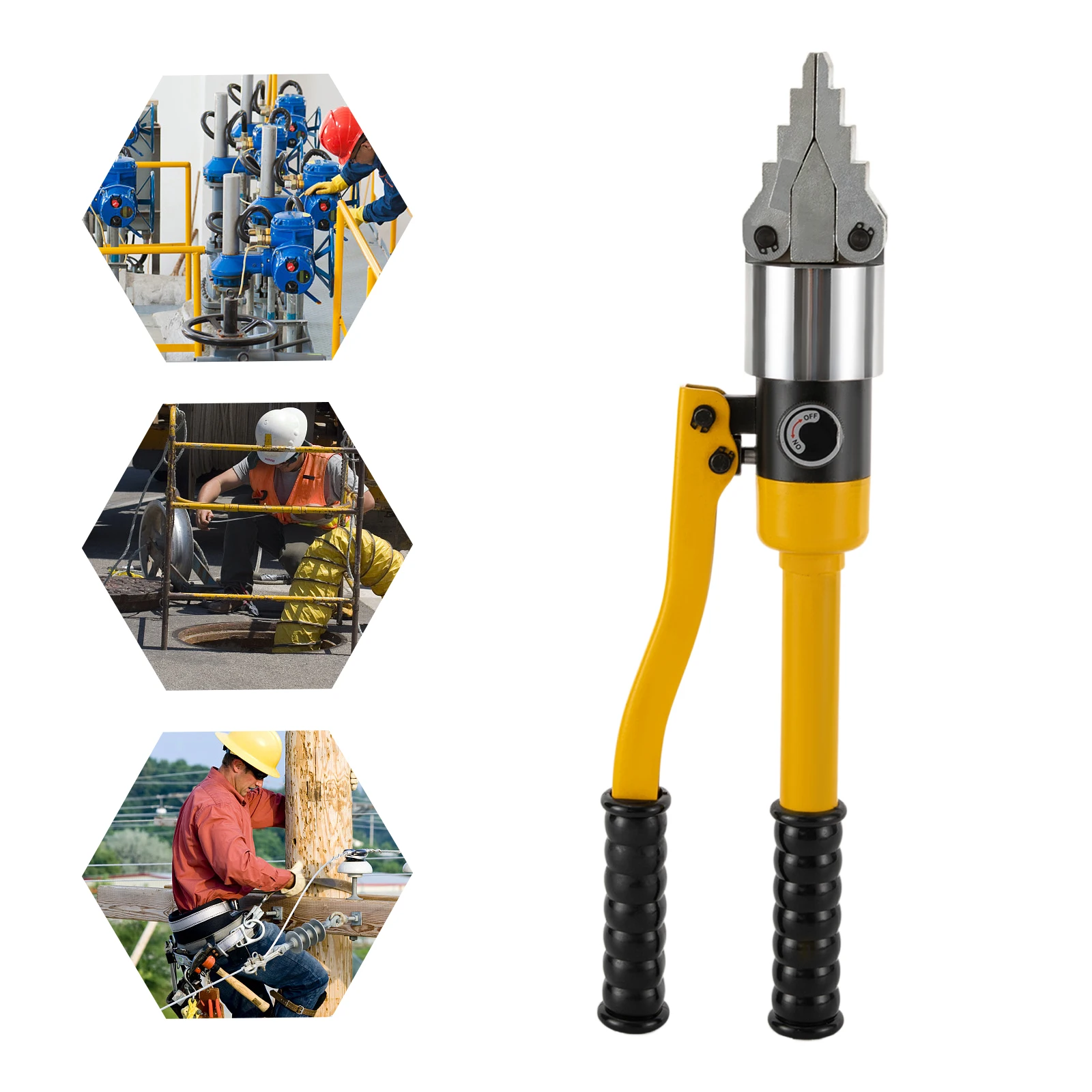 

YQ-30 8-тонный портативный гидравлический разбрасыватель, ручной инструмент для сепаратора фланцев, набор инструментов для расширения металлического клина для ремонта трубопровода