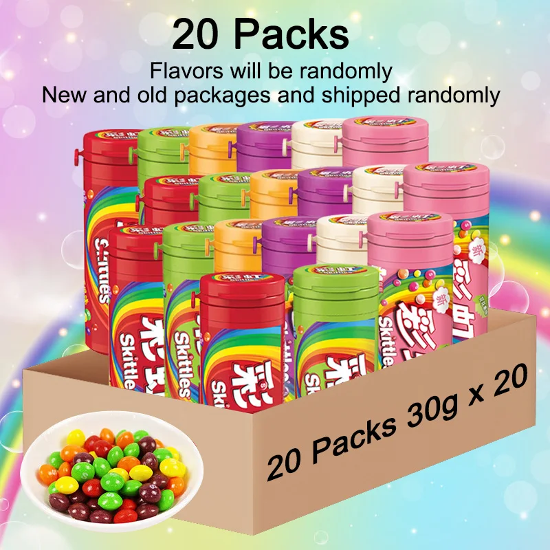 Skittles แคนดี้กระป๋อง1.06ออนซ์ (30กรัม) * 20กระป๋อง