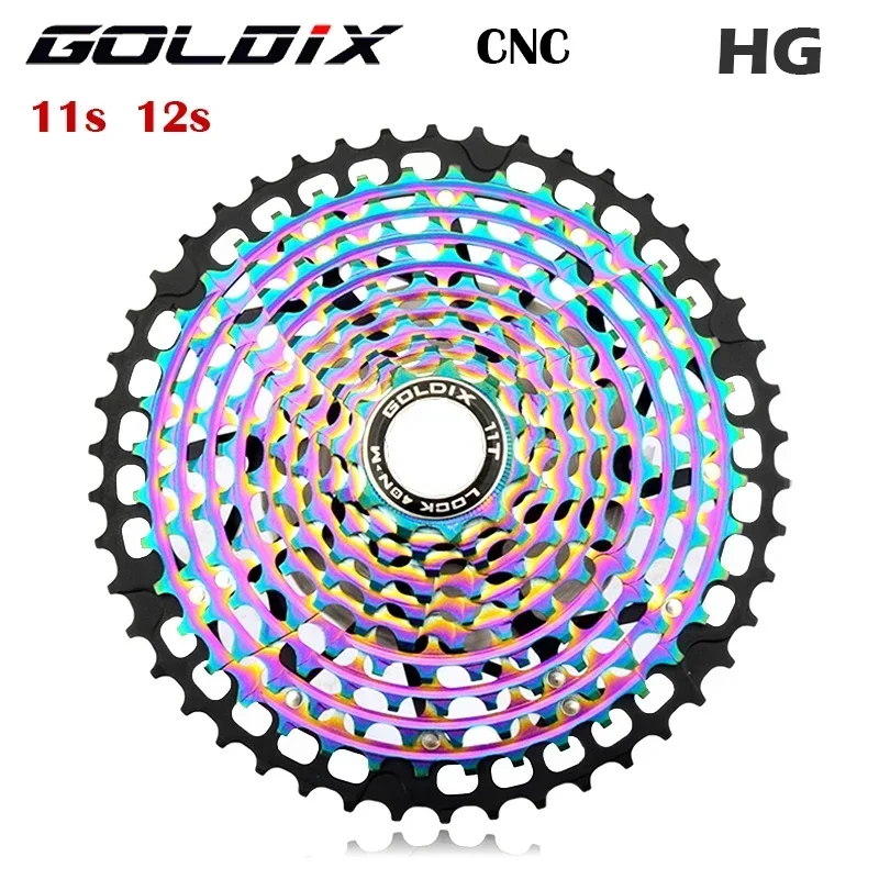 GOLDIX bicycle flywheel 11/12 speed ultra light road one piece bicycle accessories for SHIMANO HG M6100 7100 8100 DEORE XT