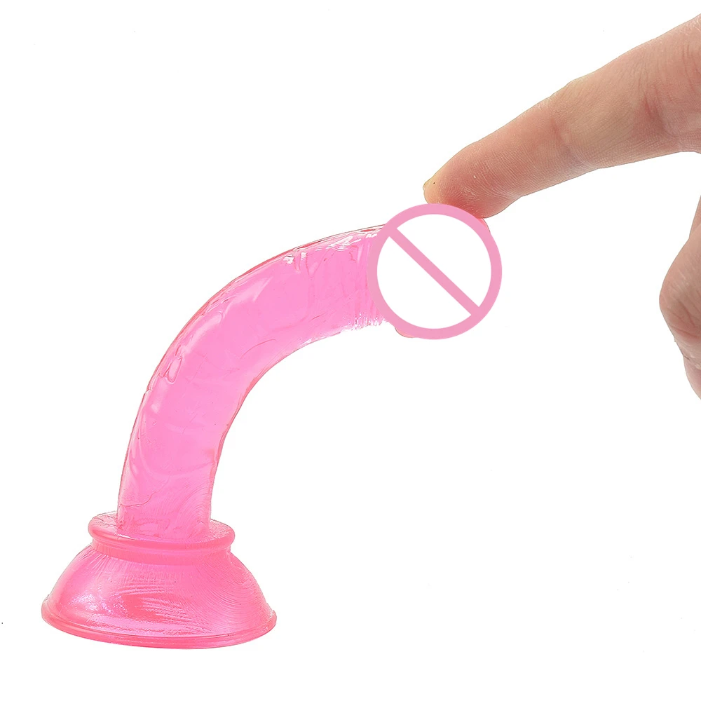 Realistic Dildo Masturbator Anal Toys For Women Crystal Dildo Suction Cup Penis Female Sex Toys G-Spot Erotic Toy for Adults 18