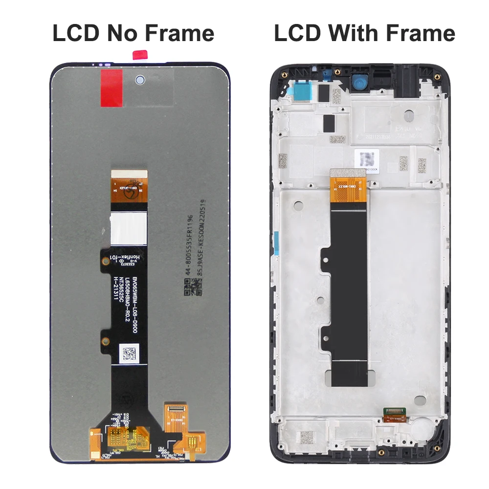 Screen for Motorola Moto G22 XT2231-2 Lcd Display Digital Touch Screen with Frame Assembly for Moto G22 Screen Replacement