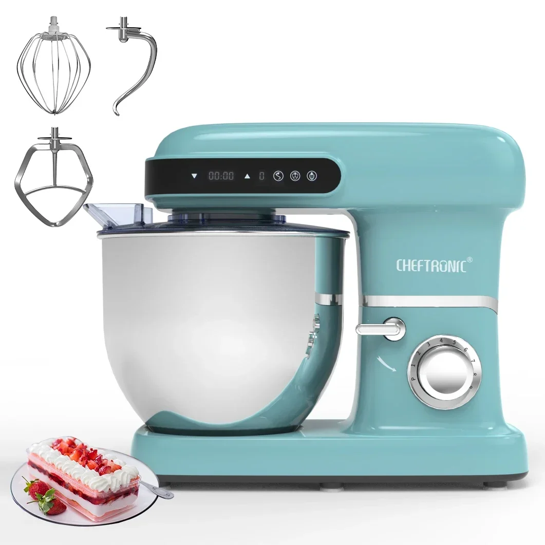 Household Stand Mixer Kitchen Machine High Power Capacity 2200W 10L Cake Bread Dough Mixer Planetary Food Mixer