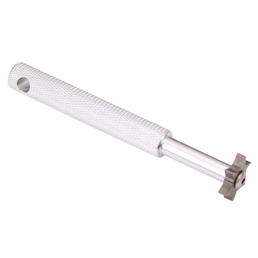 

Club Groove Sharpener Tool for Backspin Regrooving 6 Heads Types Golf Training Equipment Cleaning Silver High Grade