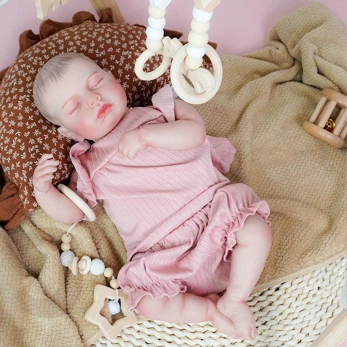 

Real Rebirth Baby Doll Real Life Anatomy Correct Realistic Doll Children Whole Body Vinyl Newborn Baby Gift Art Collection Doll