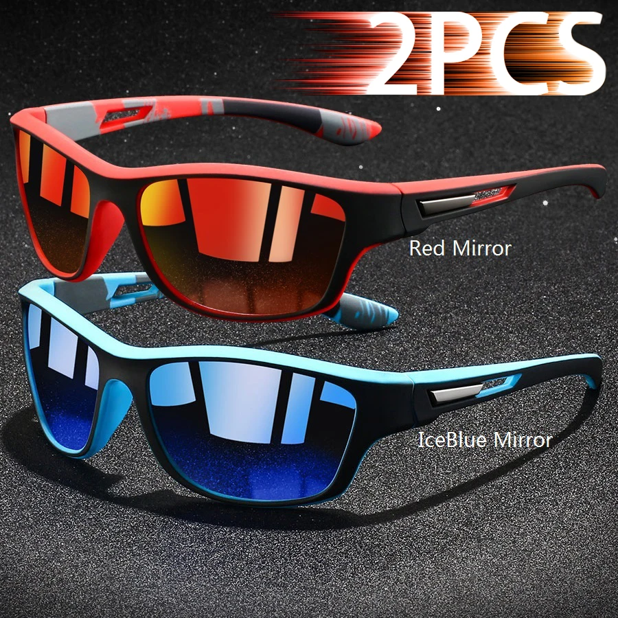 Modische Vintage-Sonnenbrille für Radfahren, Angeln und Sport - Unisex-Sonnenbrille für Laufen, Radfahren und Bergsteigen – Detail 17