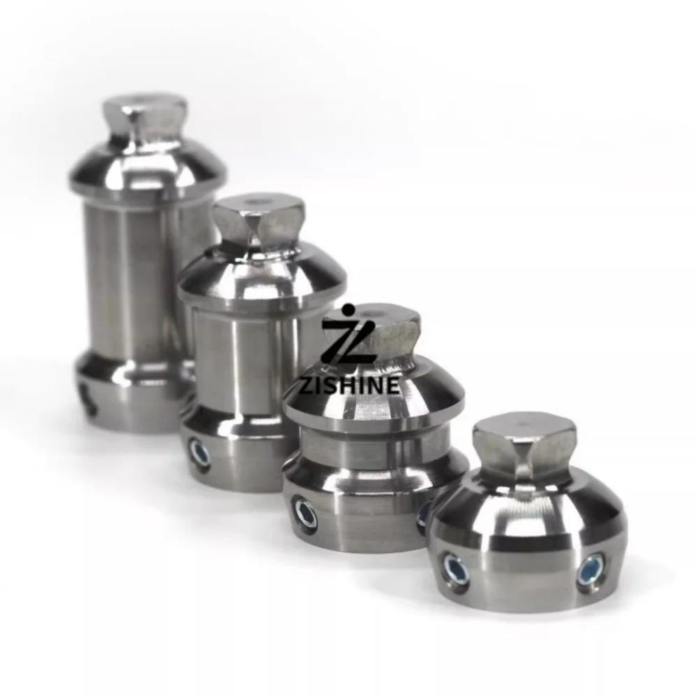 Prosthetic Pyramid Bi-directions Tube Adapter 4P28 Stainless Steel Titanium 32 45 60 75mm Double Male Female Receiver Adapter