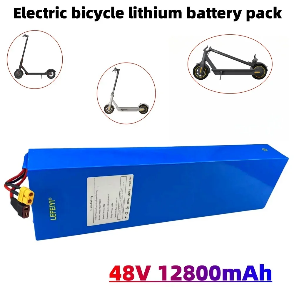 48V 12.8Ah 18650 Lithium Battery 13S4P 800W Battery Pack For transportation equipment Outdoor Power Supplies etc