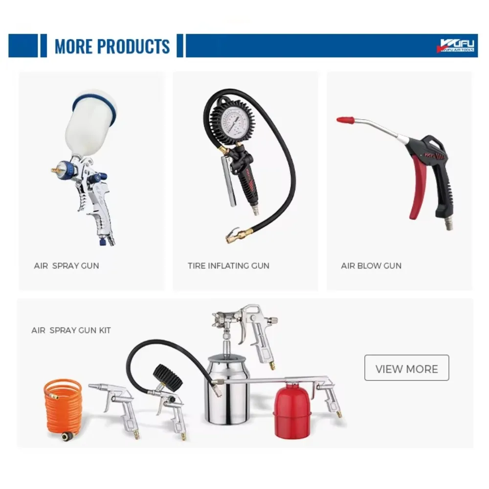 PO-002B professional pneumatic 2L paint tank H827 painting spray gan kit