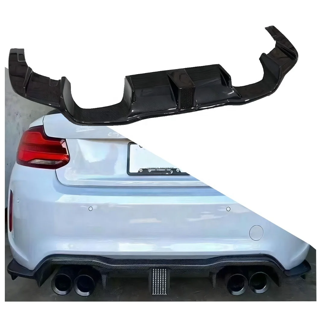 

Hot Selling Carbon Rear Diffuser for M2 F87 V Style Rear Diffuser Lip 20-In