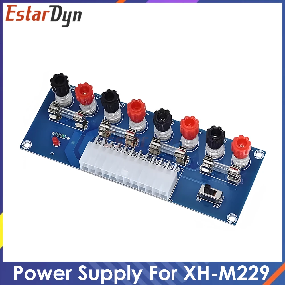 XH-M229 ATX to Front Panel Adapter Board 24pin Output Module for Desktop PC Case Power