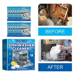 Dishwasher Cleaner Dishwasher Limescale Remover Dishes Oil Cleaning Descaling Machine Deodorizing Tablet Dishwasher Detergent