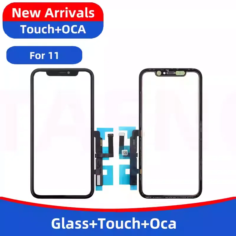 TAENO 터치 스크린 터치 + OCA iPhone11 XR XS X xsmax 12mini 13pro 11 13Promax 소유 성 코팅 터치 스크린 교체