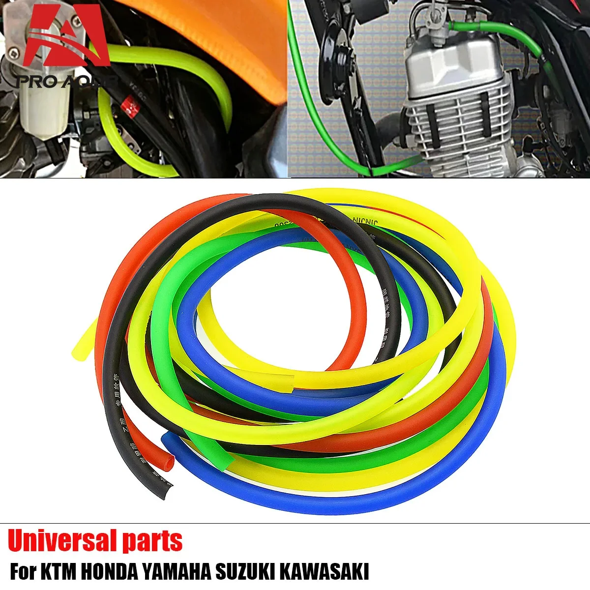 

Motorcycle fuel filter Motorbike dirt Hose Line Petrol Pipe Fuel Gas Oil Tube 1M 3M 5M For Kawasaki Suzuki KTM Honda Yamaha