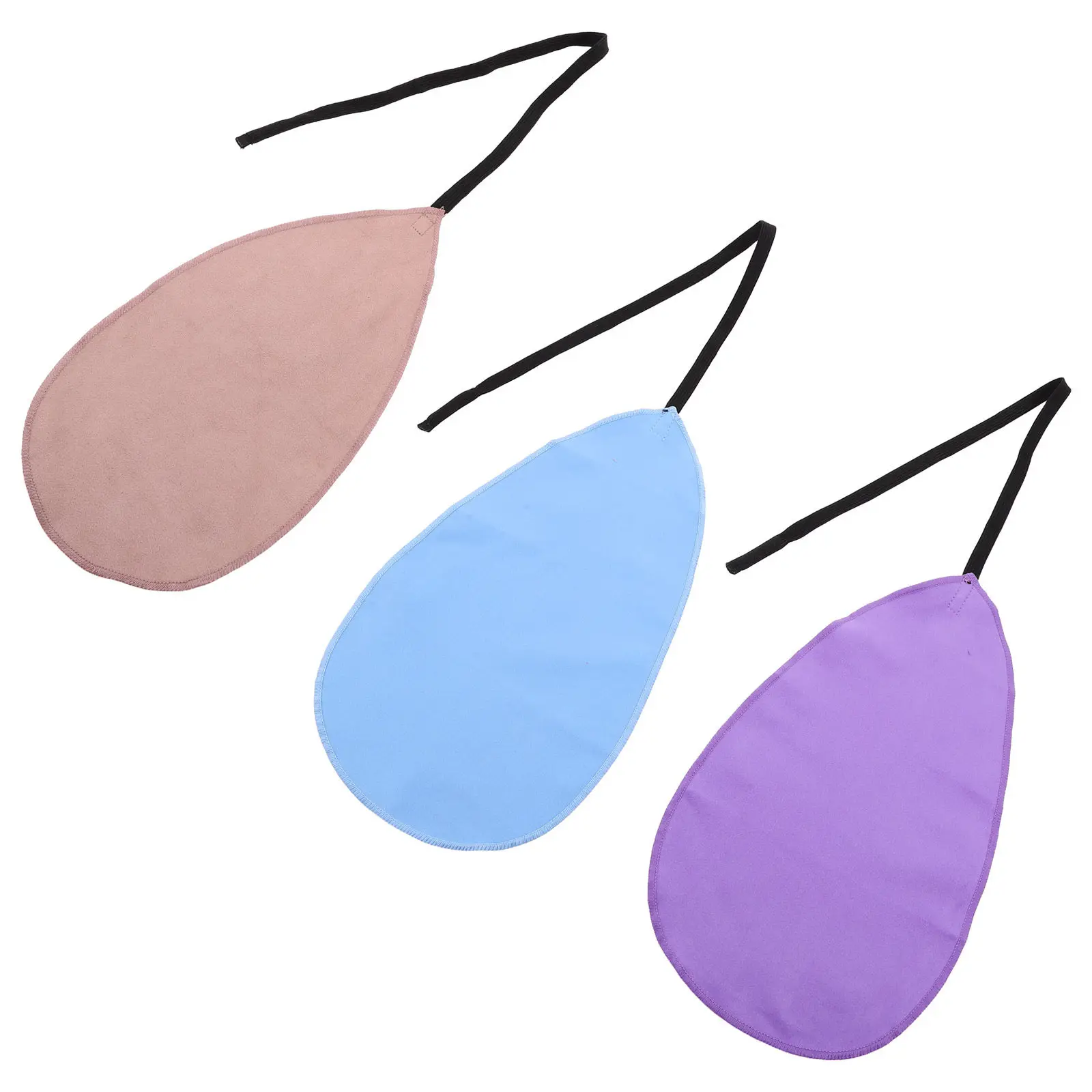 3Pcs Musical Instrument Cleaning Cloth Soft Absorbent Fiber Swab for Clarinet Flute Saxophone Maintenance and Care
