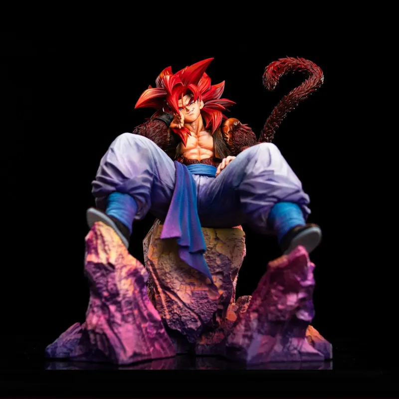 

New Super Saiyan 4 Gogeta Dragon Ball Anime Gk Statue Collectible Action Figure Desk Decor Ornament Birthday Gift For Anime Fans