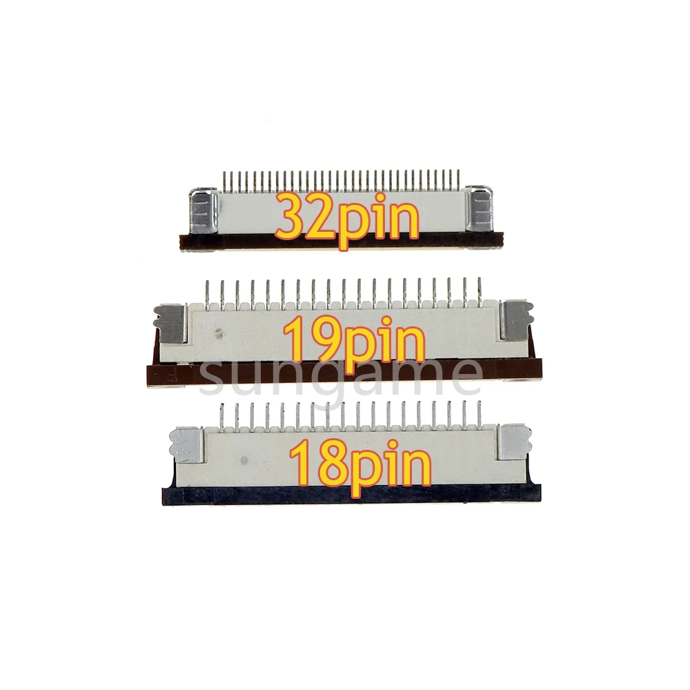 

200pcs 18/19/32 Pin Conductive Film Button Socket Connector Port For Sony PS2