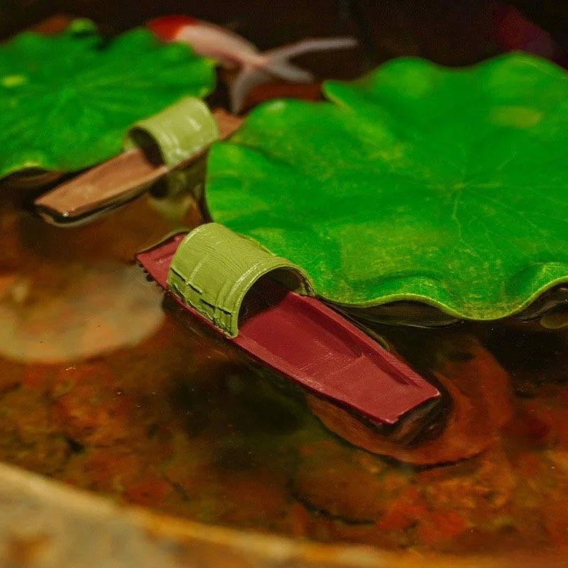 

Миниатюрная плавающая лодка для аквариума, декор для каменного сада, модель для кабинета, полуводная черепаха, подходящее оборудование для домашних животных