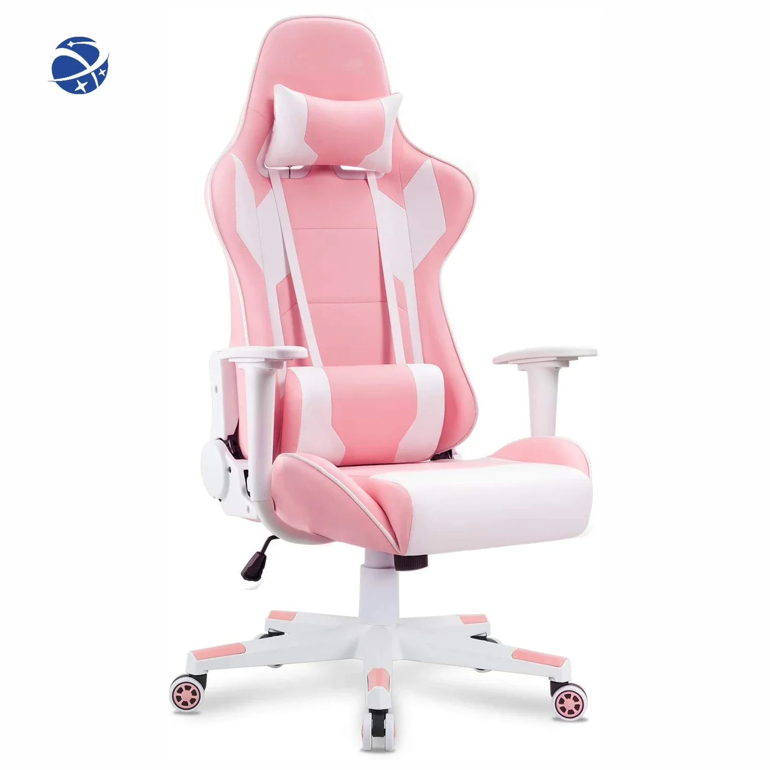 YYHCHigh Quality Ergonomic Luxury Beauty Swivel Racing Home PC Office Gaming Chair Cheap PU Leather for Home or Office Use