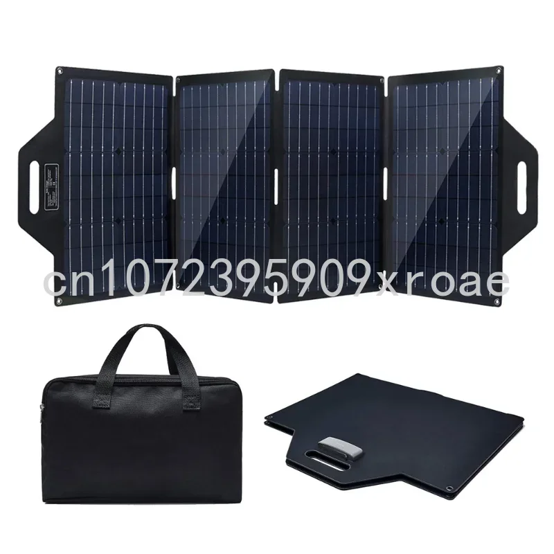 Portable Solar Panel Charger, Foldable Solar Charging Board,23% Photoelectric Conversion Rate for Car Battery and Cellphone, 25V