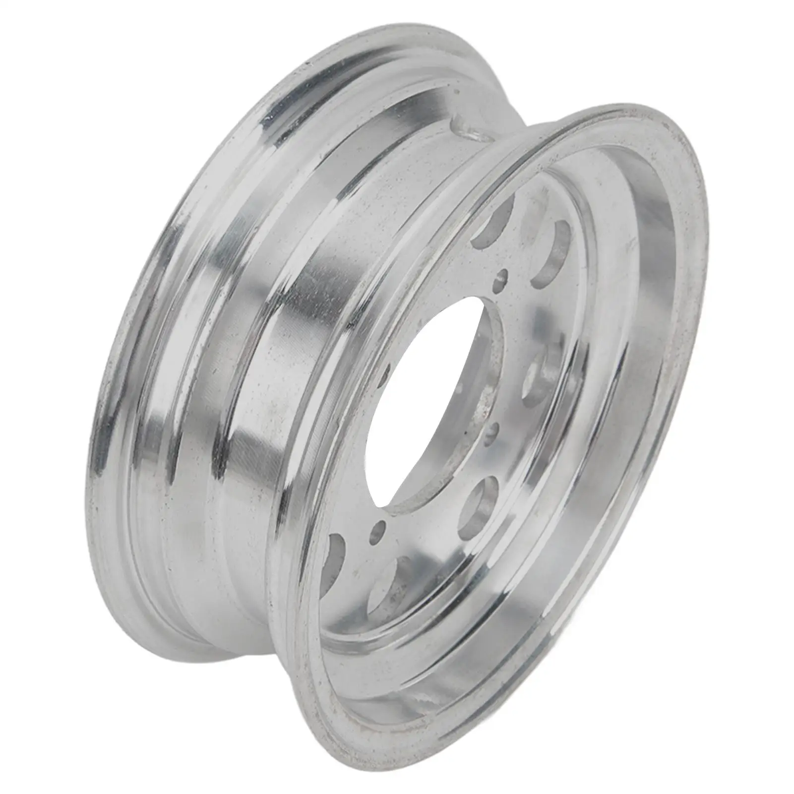 محور عجلات أمامي بدون أنابيب سبائك الألومنيوم يقلل من ارتداء الإطارات حافة عجلة دراجة نارية خفيفة الوزن مانعة للصدأ لعجلات القرد Z50 10in