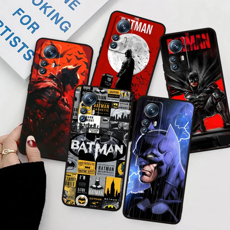 B-Batmans Cartoon Cool For Xiaomi Mi 14 13T 13 12T 12 11T 11i 11 10T 10 Pro Lite Ultra 5G Black Back Phone Case