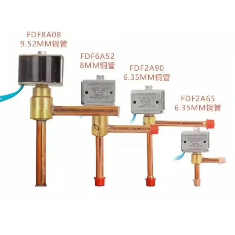 WZ-New  FDF2A65 FDF2A90 FDF6A52 FDF8A08 For air conditioning ice maker two-way valve coil valve body