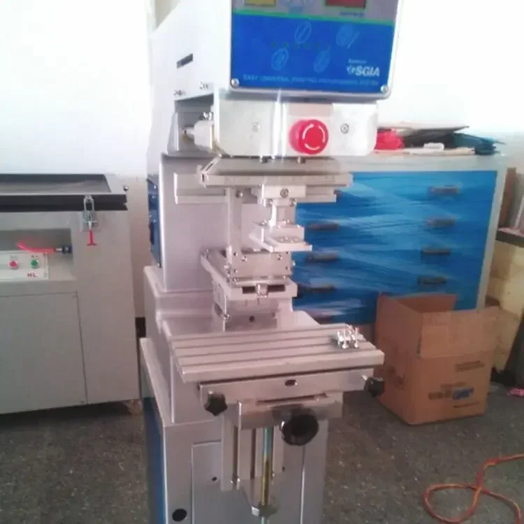 multi-functional small format sealed ink cup 1-color pad printing machine for plastic and metal wrist watch dial