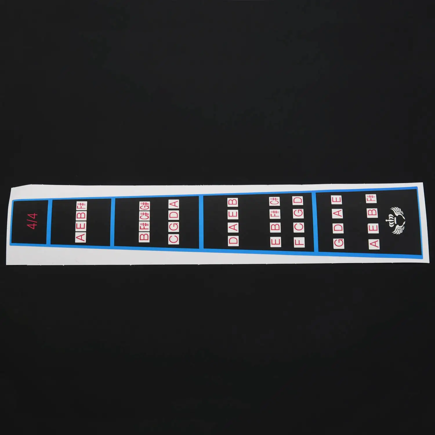 SYJZ Violine Finger Guide/Griffbrett Aufkleber Bund Guide Label Finger Diagramm für Größe 4/4