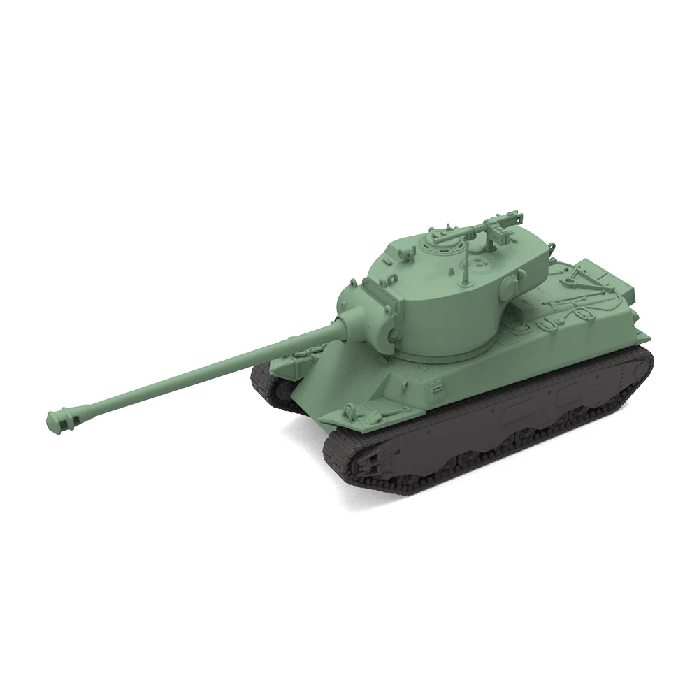 SSSMODEL SS544 1/220 1/200 Military Model Kit US M6A2E1 Heavy Tank Miniature Static Model