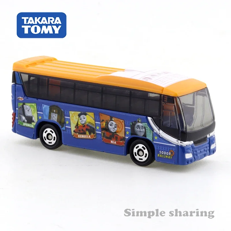 TAKARA TOMY TOMICA nr 29 Thomas Land Express 1:64 ciężarówka zabawka odlewana miniaturowy zestaw modeli samochodów śmieszne Pop magiczne lalki dla dzieci