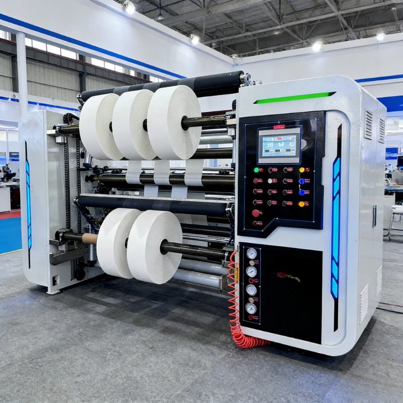 High Speed Slitter Rewinding Machine Automatic Slitting Machine for Jumbo Paper Rolls Film Foil PVC with Two Cutting Methods