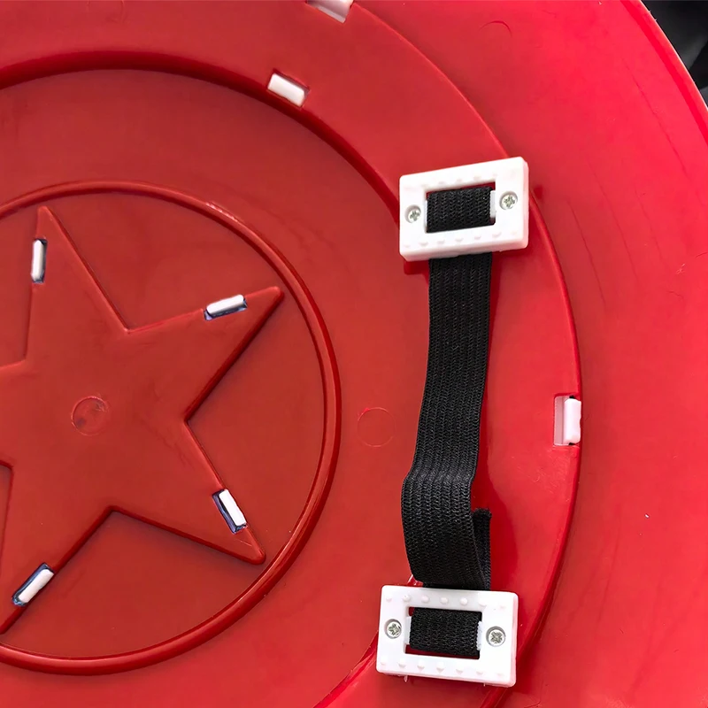 سلسلة أطفال كابتن أمريكا شيلد كوسبلاي الدعامة خارقة كابتن أمريكا بولي كلوريد الفينيل شيلد هدية عيد ميلاد زينة الحفلات