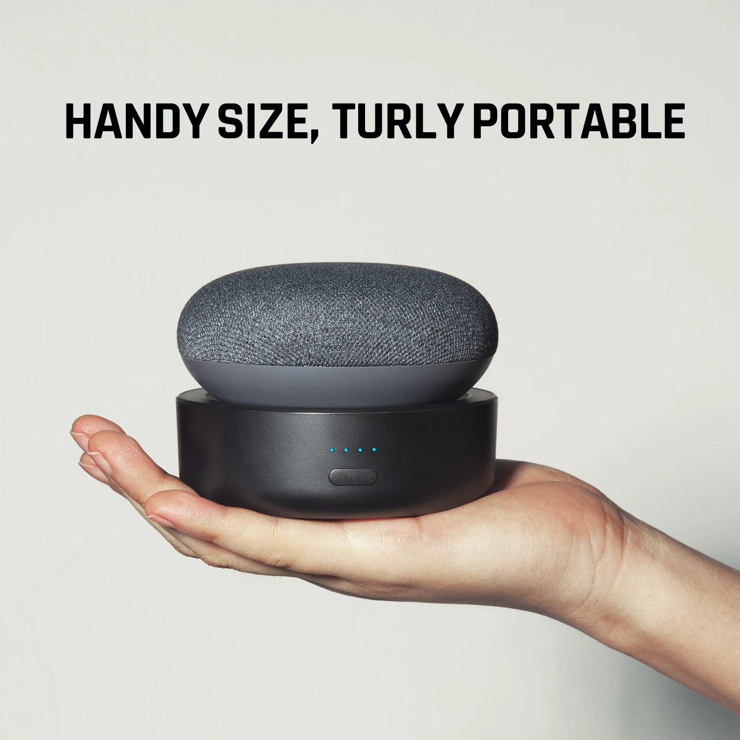 GGMM-Base de batería N2 para Google Nest Mini, 2. ª generación, asistente de Google, estación de acoplamiento de altavoz inteligente, carga de batería de 20 horas