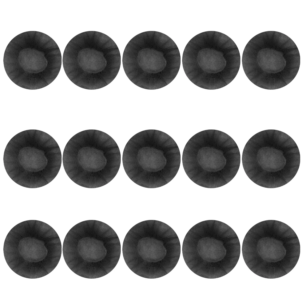 

50 Pairs Stretchable Sanitary Headphone Ear Cover Lightweight Disposable Earpad Protector For Travel School Museum