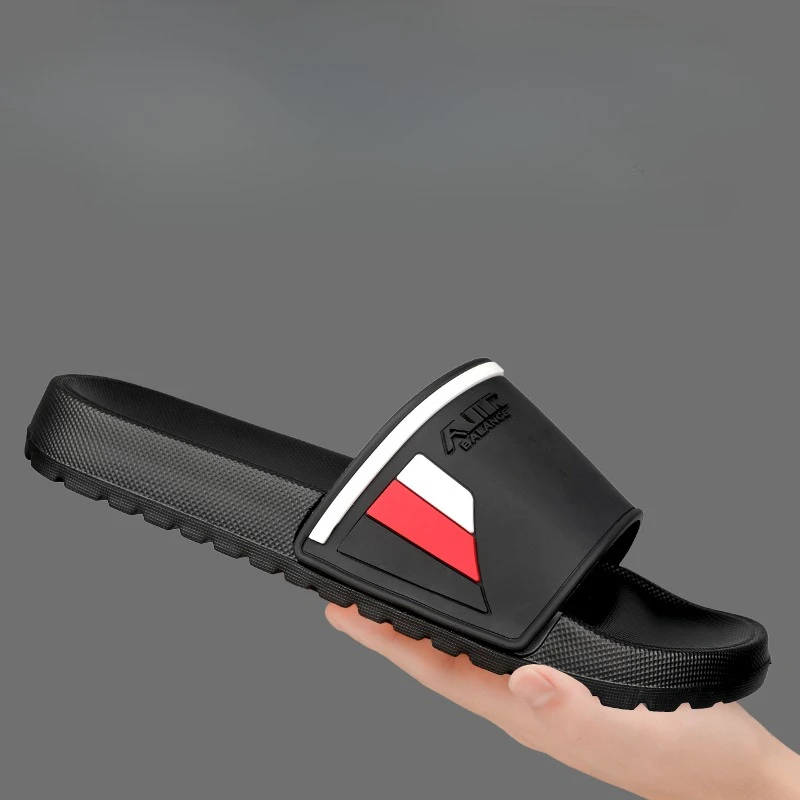 

Slippers for Men Summer Men's Home Wear Simple Cool Slippers Anti-slip, Anti-odor Thick-soled Casual Beach One-shoulder Sandals