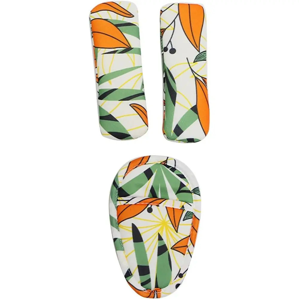 Portable Cotton Baby Stroller Safety Belt Soft Adjustable Crotch Pad Set Shoulder Pad Protector for Strollers